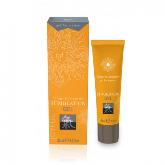 Возбуждающий интимный гель STIMULATION GEL Ginger   Cinnamon - 30 мл. - Shiatsu - купить с доставкой в Мурманске