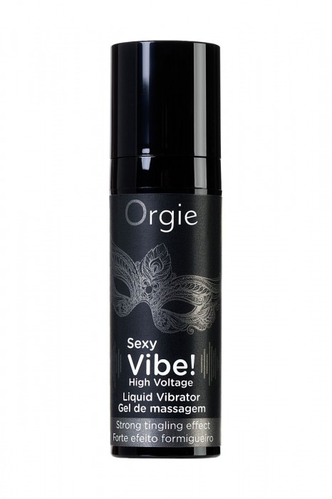 Гель для массажа ORGIE Sexy Vibe High Voltage с эффектом вибрации - 15 мл. - ORGIE - купить с доставкой в Мурманске