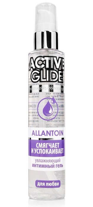 Увлажняющий интимный гель Active Glide Allantoin - 100 гр. - Биоритм - купить с доставкой в Мурманске