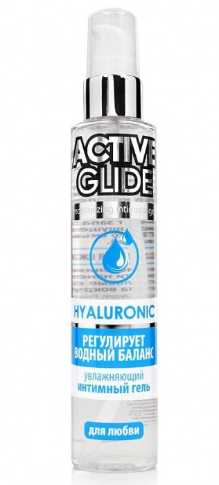 Увлажняющий интимный гель Active Glide Hyaluronic - 100 гр. - Биоритм - купить с доставкой в Мурманске