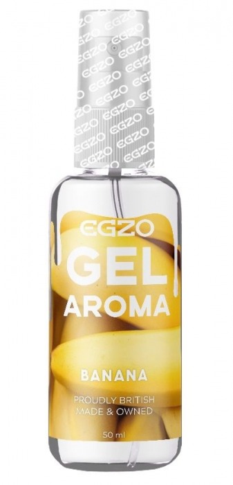 Интимный лубрикант EGZO AROMA с ароматом банана - 50 мл. - EGZO - купить с доставкой в Мурманске