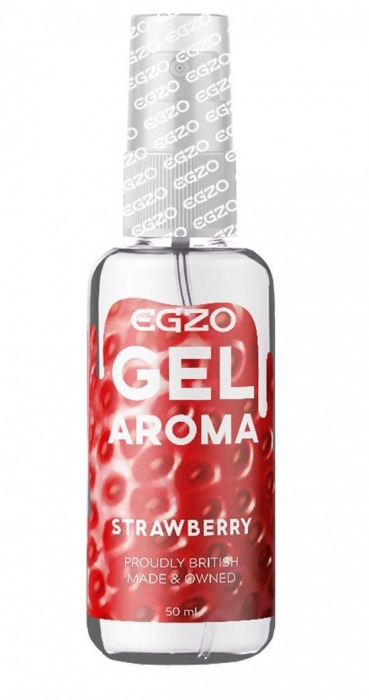 Интимный лубрикант EGZO AROMA с ароматом клубники - 50 мл. - EGZO - купить с доставкой в Мурманске