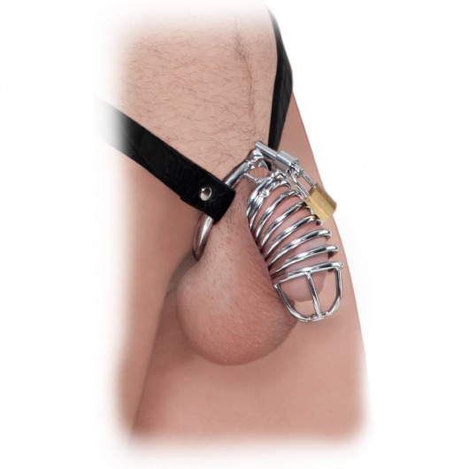 Кольцо верности Extreme Chastity Belt с фиксацией головки - Pipedream - купить с доставкой в Мурманске