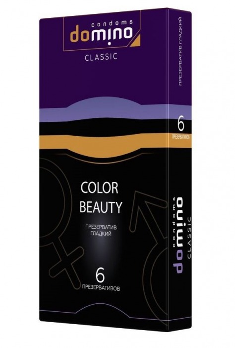 Разноцветные презервативы DOMINO Colour Beauty - 6 шт. - Domino - купить с доставкой в Мурманске