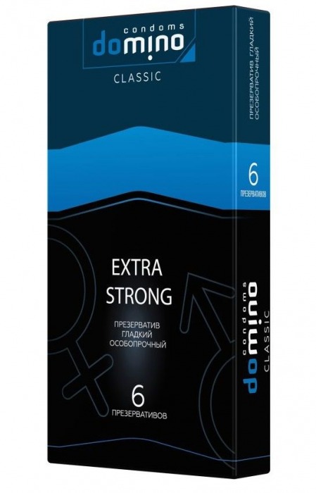 Суперпрочные презервативы DOMINO Extra Strong - 6 шт. - Domino - купить с доставкой в Мурманске