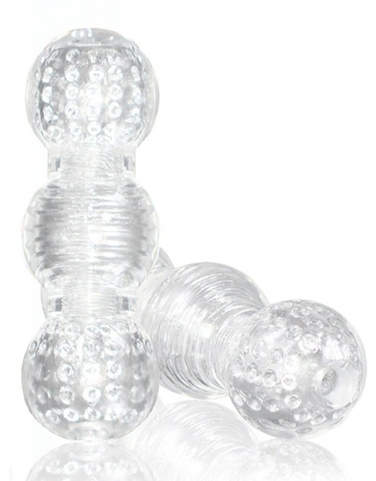 Прозрачный фигурный мастурбатор Master Stroker - Blush Novelties - в Мурманске купить с доставкой