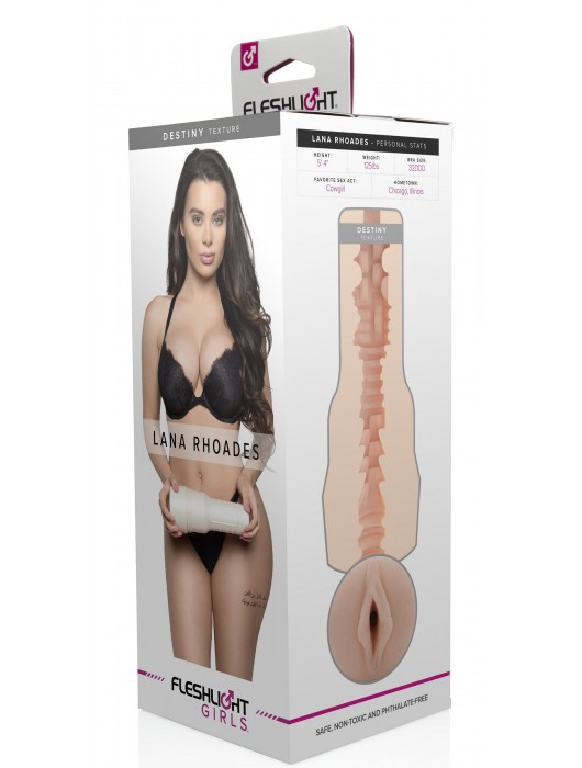 Мастурбатор-вагина Fleshlight Girls - Lana Rhoades Destiny - Fleshlight - в Мурманске купить с доставкой