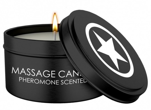 Массажная свеча с феромонами Massage Candle Pheromone Scented - Shots Media BV - купить с доставкой в Мурманске