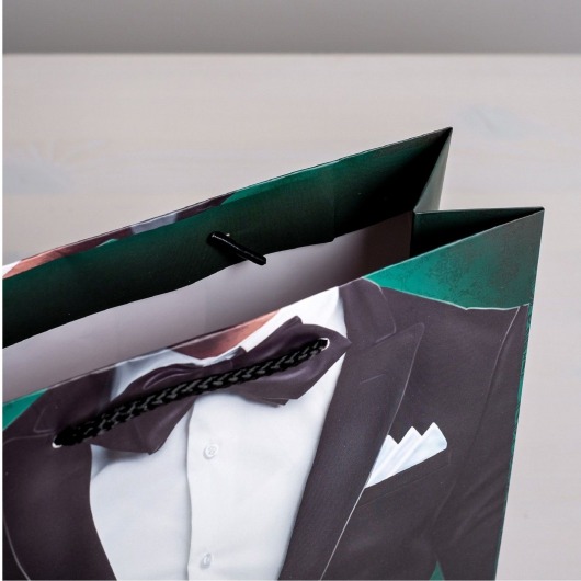 Бумажный пакет «Лучшему!» - 23 х 27 см. - Сима-Ленд - купить с доставкой в Мурманске