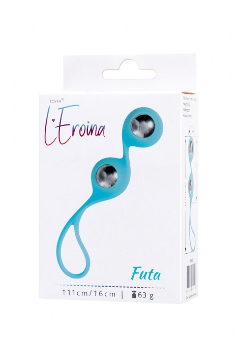 Голубые вагинальные шарики Futa - ToyFa