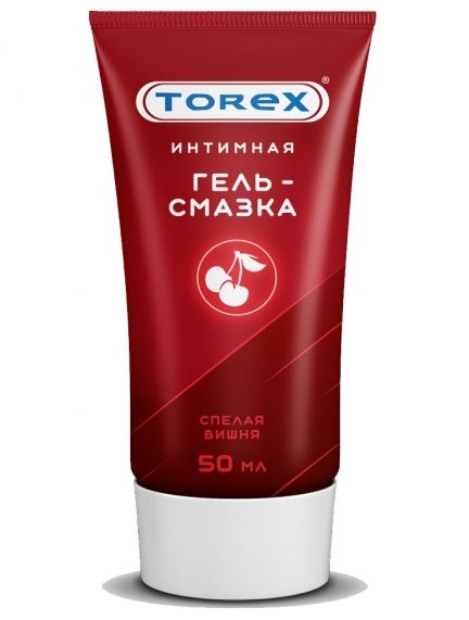 Смазка на водной основе TOREX  Спелая вишня  - 50 мл. - Torex - купить с доставкой в Мурманске