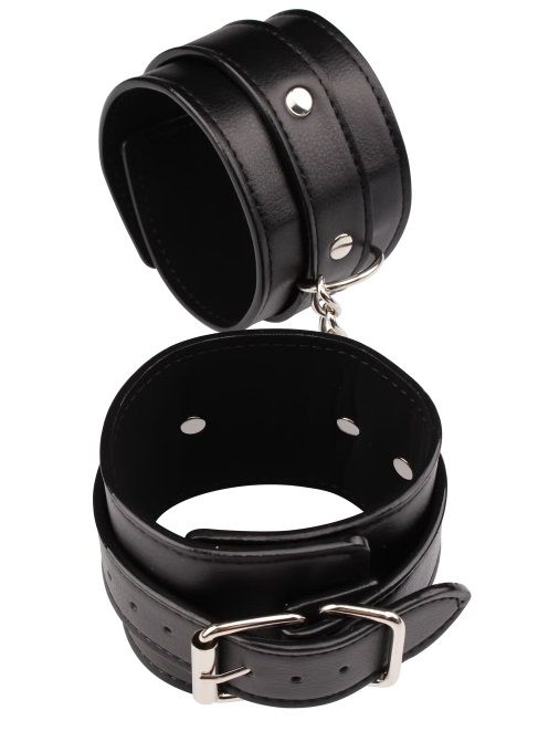 Черные оковы Classic Ankle Cuffs - Chisa - купить с доставкой в Мурманске