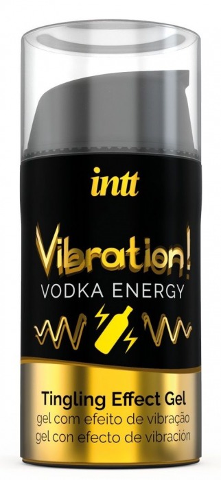 Жидкий интимный гель с эффектом вибрации Vibration! Vodka Energy - 15 мл. - INTT - купить с доставкой в Мурманске