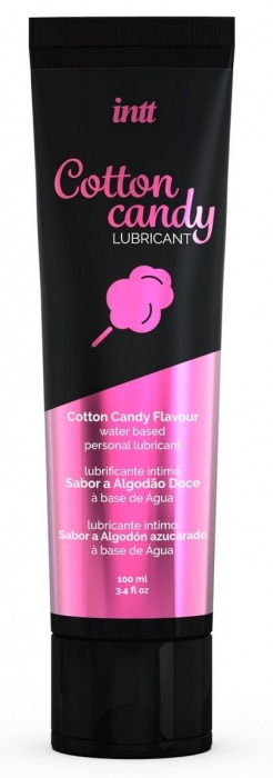 Интимный гель на водной основе Cotton Candy Lubricant - 100 мл. - INTT - купить с доставкой в Мурманске