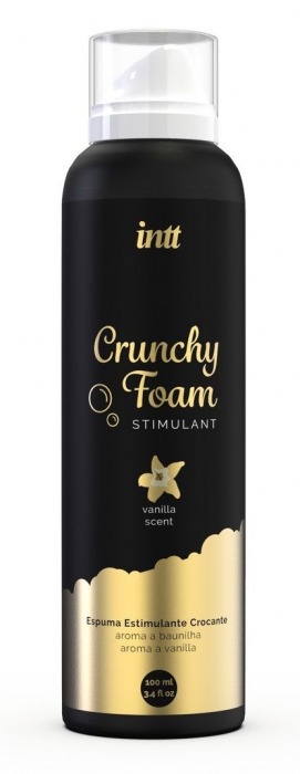 Пенка для массажа Crunchy Foam Stimulant Vanilla - 100 мл. - INTT - купить с доставкой в Мурманске