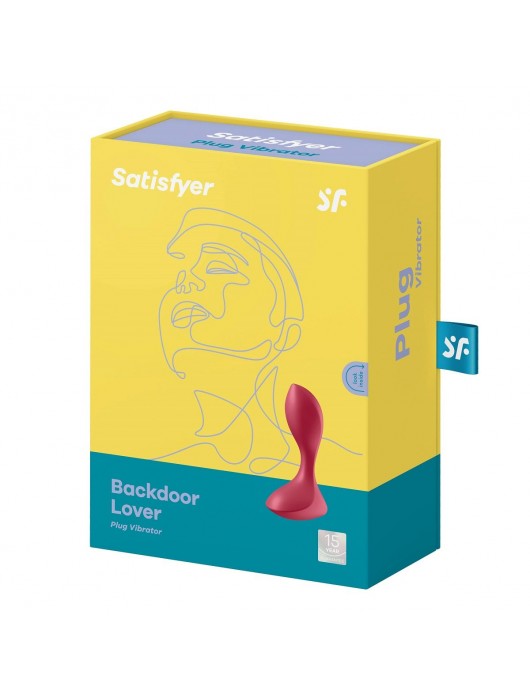 Красный вибромассажёр простаты Satisfyer Backdoor Lover - 14 см. - Satisfyer - в Мурманске купить с доставкой