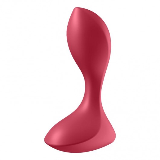 Красный вибромассажёр простаты Satisfyer Backdoor Lover - 14 см. - Satisfyer - в Мурманске купить с доставкой