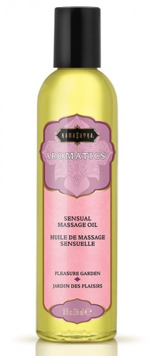 Массажное масло с цветочным ароматом Pleasure Garden - 236 мл. - Kama Sutra - купить с доставкой в Мурманске