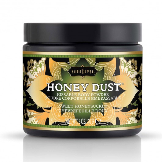 Пудра для тела Honey Dust Body Powder с ароматом жимолости - 170 гр. - Kama Sutra - купить с доставкой в Мурманске