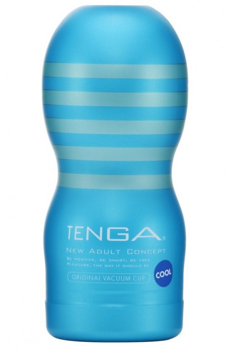 Мастурбатор с охлаждающей смазкой TENGA Original Vacuum Cup Cool - Tenga - в Мурманске купить с доставкой