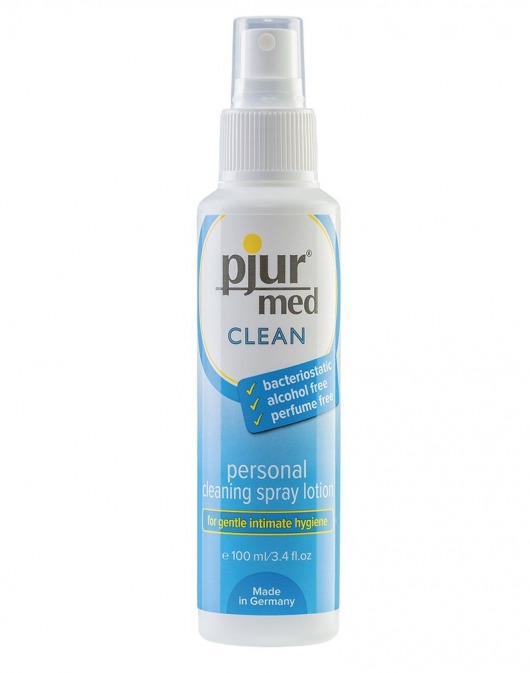 Гигиенический спрей pjur MED Clean Spray - 100 мл. - Pjur - купить с доставкой в Мурманске