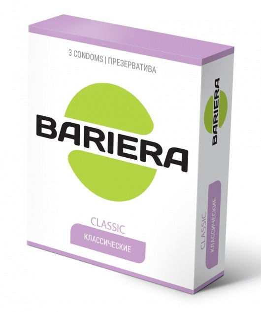 Классические презервативы Bariera Classic - 3 шт. - Bariera - купить с доставкой в Мурманске