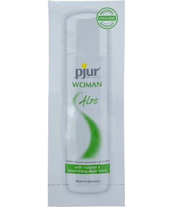 Лубрикант на водной основе pjur WOMAN Aloe - 2 мл. - Pjur - купить с доставкой в Мурманске