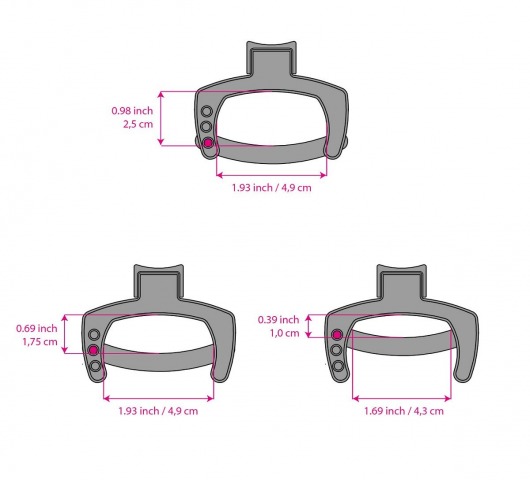 Кольцо с зажимом для мошонки для пояса верности Pubic Enemy - MyStim - купить с доставкой в Мурманске