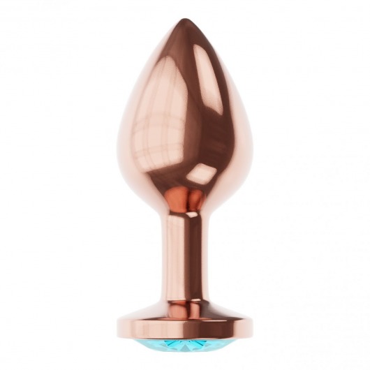 Пробка цвета розового золота с малиновым кристаллом Diamond Topaz Shine L - 8,3 см. - Lola Games - купить с доставкой в Мурманске