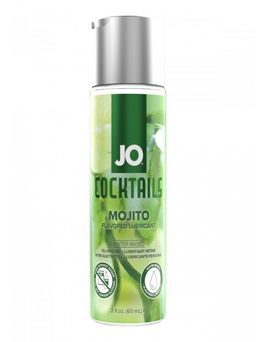 Вкусовой лубрикант на водной основе JO Cocktails Mojito - 60 мл. - System JO - купить с доставкой в Мурманске