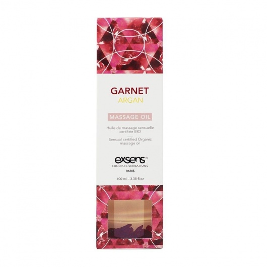 Органическое массажное масло GARNET ARGAN - 100 мл. - Exsens - купить с доставкой в Мурманске