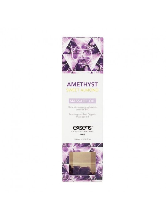 Органическое массажное масло AMETHYST SWEET ALMOND - 100 мл. - Exsens - купить с доставкой в Мурманске