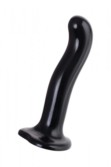 Черный стимулятор для пар P G-Spot Dildo Size M - 18 см. - Strap-on-me - в Мурманске купить с доставкой