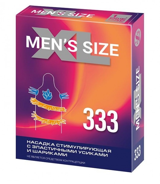 Стимулирующая насадка на пенис MEN SIZE 333 - Sitabella - в Мурманске купить с доставкой