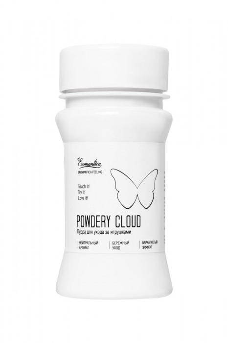 Пудра для ухода за игрушками Powdery Cloud с нейтральным ароматом - 40 гр. - Eromantica - купить с доставкой в Мурманске