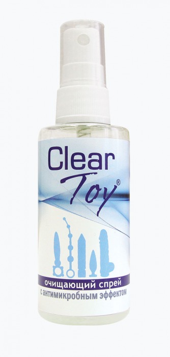 Очищающий спрей Clear Toy с антимикробным эффектом - 100 мл. - Биоритм - купить с доставкой в Мурманске