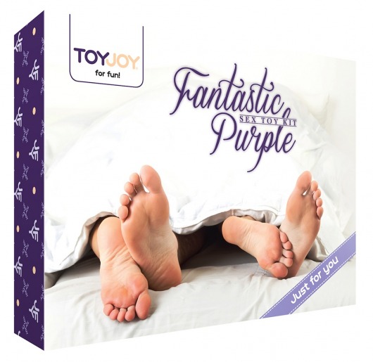 Эротический набор FANTASTIC PURPLE SEX TOY KIT - Toy Joy - купить с доставкой в Мурманске
