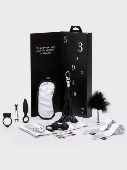 Эротический набор Pleasure Overload 10 Days of Play Gift Set - Fifty Shades of Grey - купить с доставкой в Мурманске