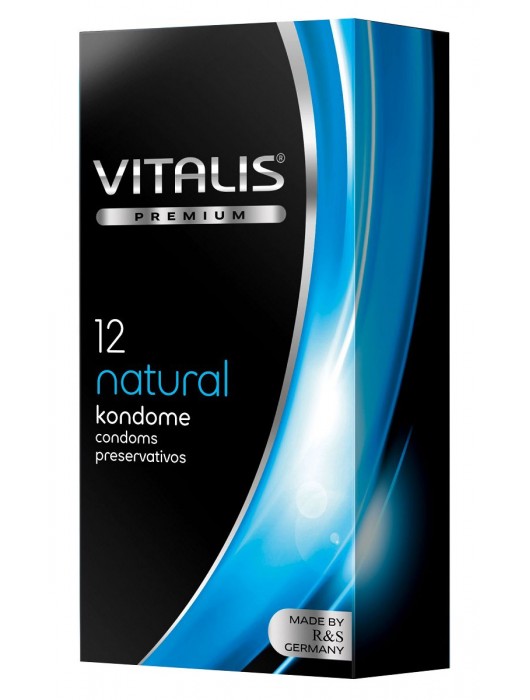 Классические презервативы VITALIS PREMIUM natural - 12 шт. - Vitalis - купить с доставкой в Мурманске