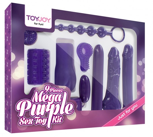 Эротический набор Toy Joy Mega Purple - Toy Joy - купить с доставкой в Мурманске