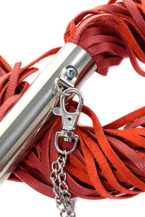 Красная кожаная плеть - ToyFa - купить с доставкой в Мурманске