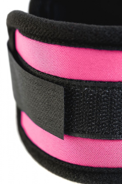 Оковы на ноги из неопрена розового цвета - ToyFa - купить с доставкой в Мурманске