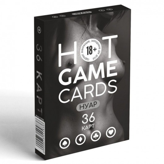 Игральные карты HOT GAME CARDS НУАР - 36 шт. - Сима-Ленд - купить с доставкой в Мурманске