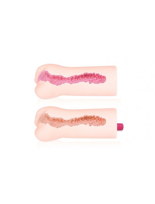 Телесный вибромастурбатор-вагина Sandara Auto - KOKOS - в Мурманске купить с доставкой