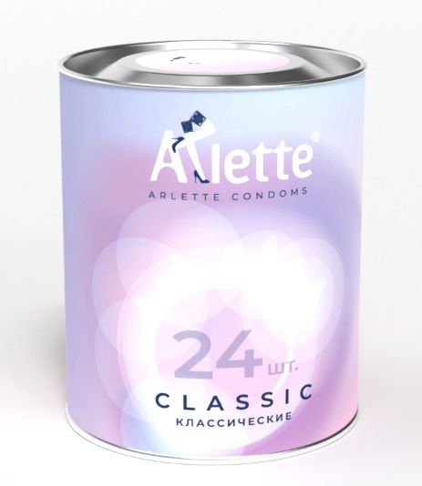 Классические презервативы Arlette Classic - 24 шт. - Arlette - купить с доставкой в Мурманске