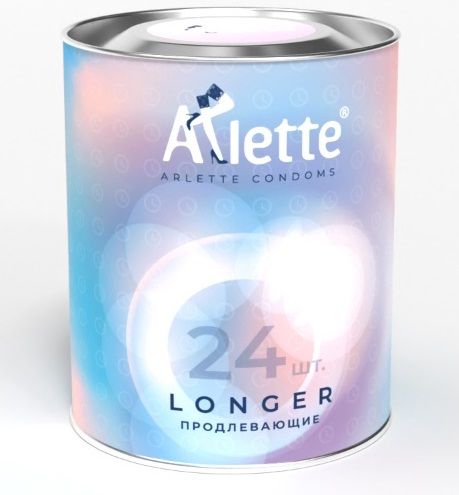 Презервативы Arlette Longer с продлевающим эффектом - 24 шт. - Arlette - купить с доставкой в Мурманске