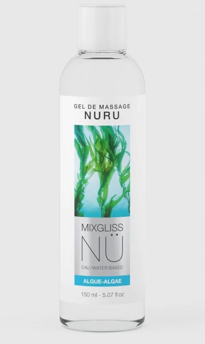 Массажный гель на водной основе Mixgliss NU Algae - 150 мл. - Mixgliss - купить с доставкой в Мурманске