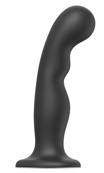 Черная насадка Strap-On-Me Dildo Plug P G size XXL - Strap-on-me - купить с доставкой в Мурманске