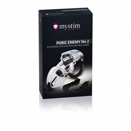 Пояс верности Pubic Enemy №2 с электростимуляцией уретры - MyStim - купить с доставкой в Мурманске