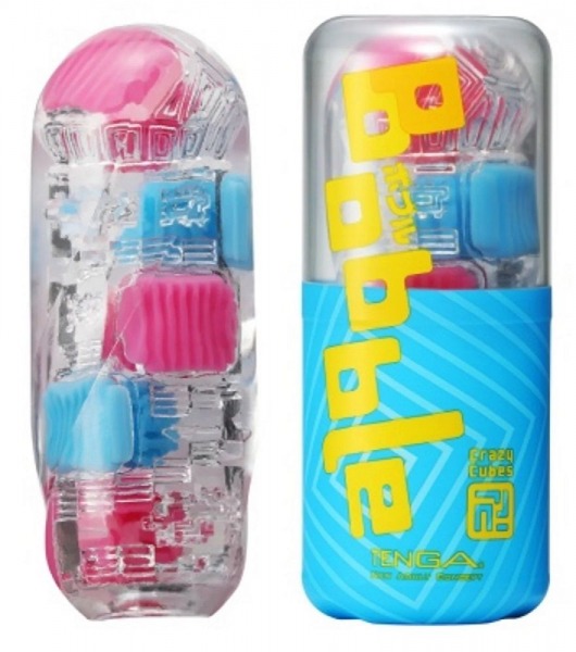 Мастурбатор Tenga Bobble Crazy Cubes - Tenga - в Мурманске купить с доставкой